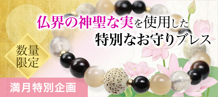 【満月特別企画】仏界の神聖な実「星月菩提樹」を使った特別なお守りブレスレットが新登場!今だけ特別価格で販売します!<24日(木)朝9時まで>