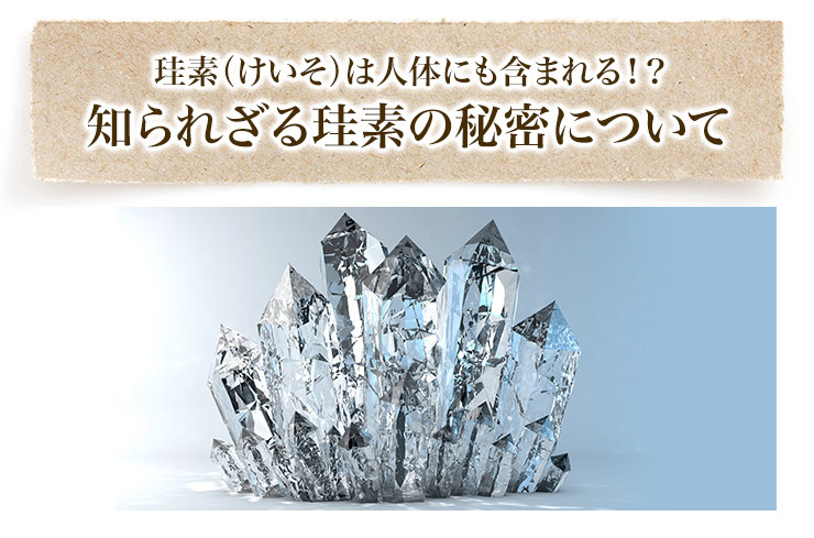 浄化ミストに使用している珪素の秘密