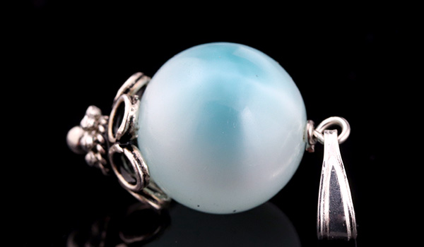 特別価格】希望の光ペンダント（ラリマー［エンジェルタイプ］SA）12mm