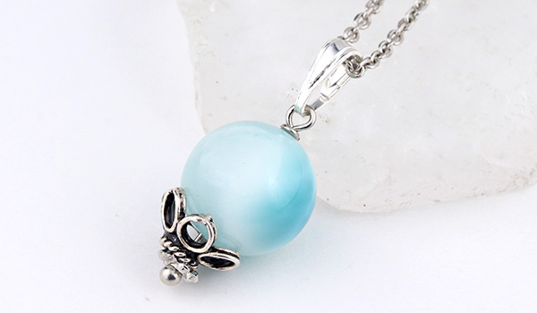 特別価格】希望の光ペンダント（ラリマー［エンジェルタイプ］SA）12mm