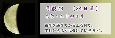 今夜の月
